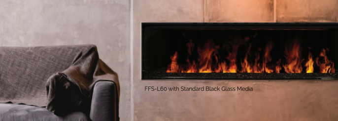 electric steam fireplace - modern flames