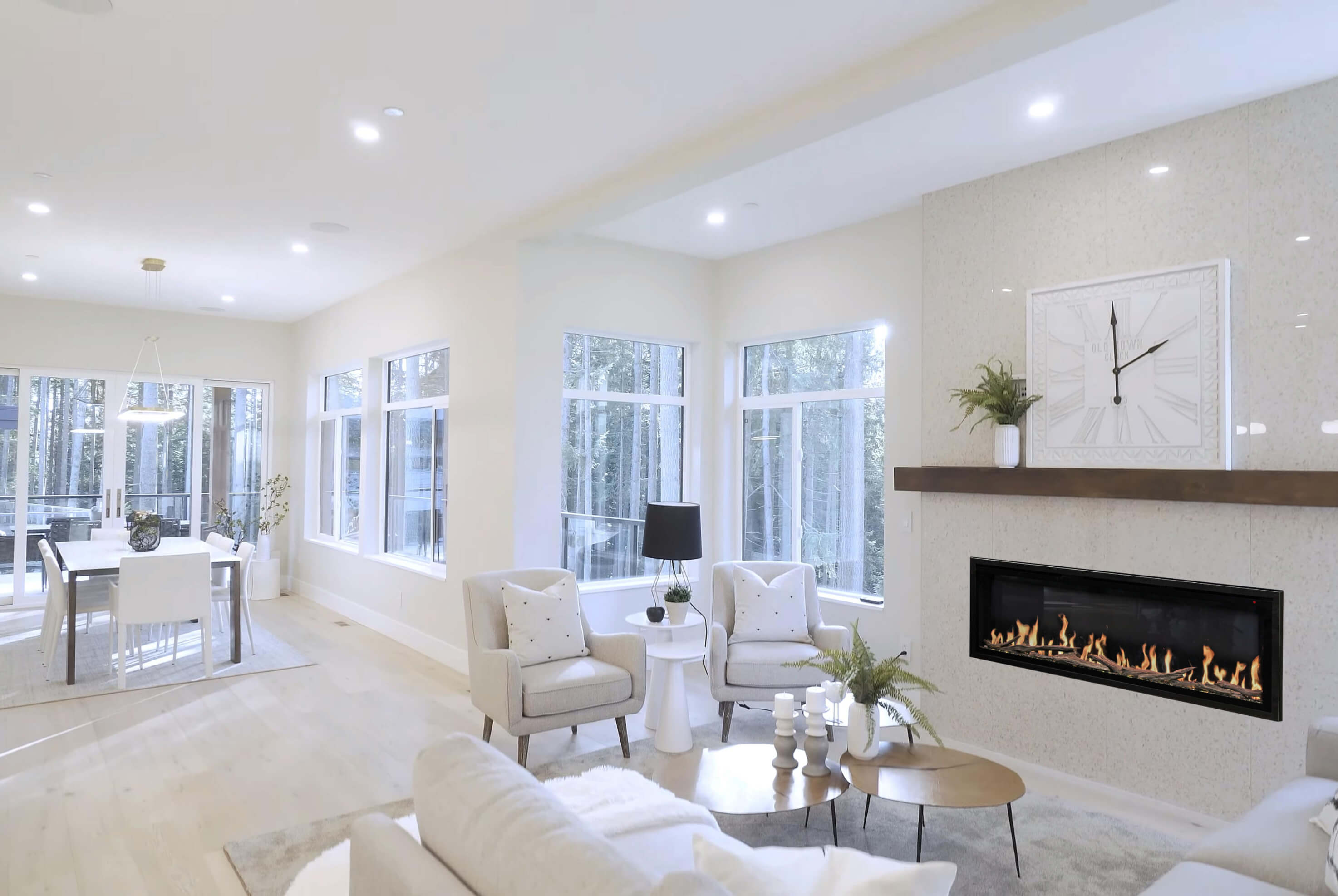 Modern Flames Orion Slim built-in electric fireplace living room electric fireplace remote not working