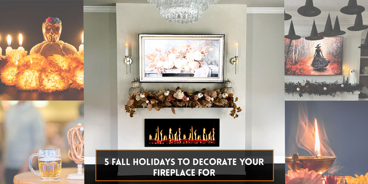 5 Fall Holidays to Decorate Your Fireplace For • Modern Flames